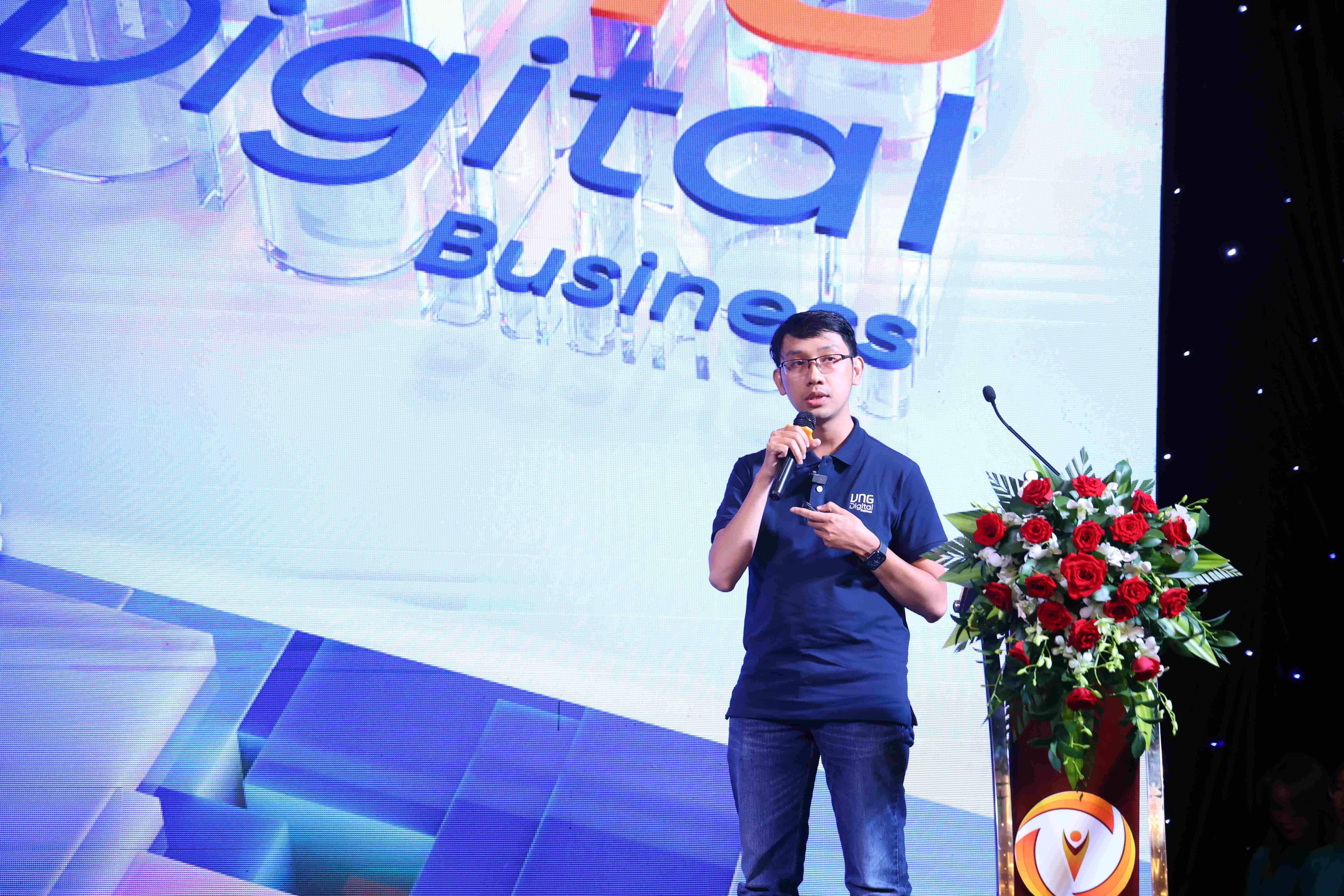 Ông Vũ Minh Nhựt, Cố vấn Dịch vụ Cấp cao VNG Cloud, chia sẻ tại sự kiện Tech4Life